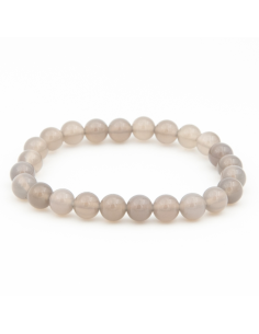 AGATE GRISE 8MM 2